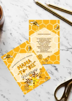 Zaproszenie na baby shower MAMA-TO-