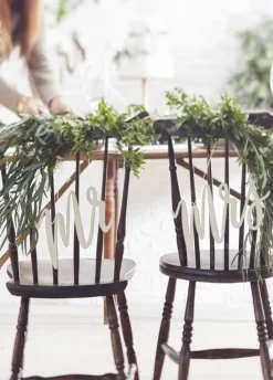Zawieszka MR & MRS Beautiful Botanics dekoracja sali weselnej