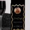 Zawieszka na butelki dekoracje na WIECZÓR KAWALERSKI (4szt.)