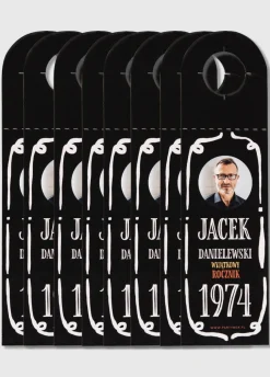 Zawieszki na alkohol butelki JACK personalizowane (4szt.)