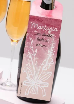 Zawieszki na butelki BABY SHOWER GIRL (4 szt.)