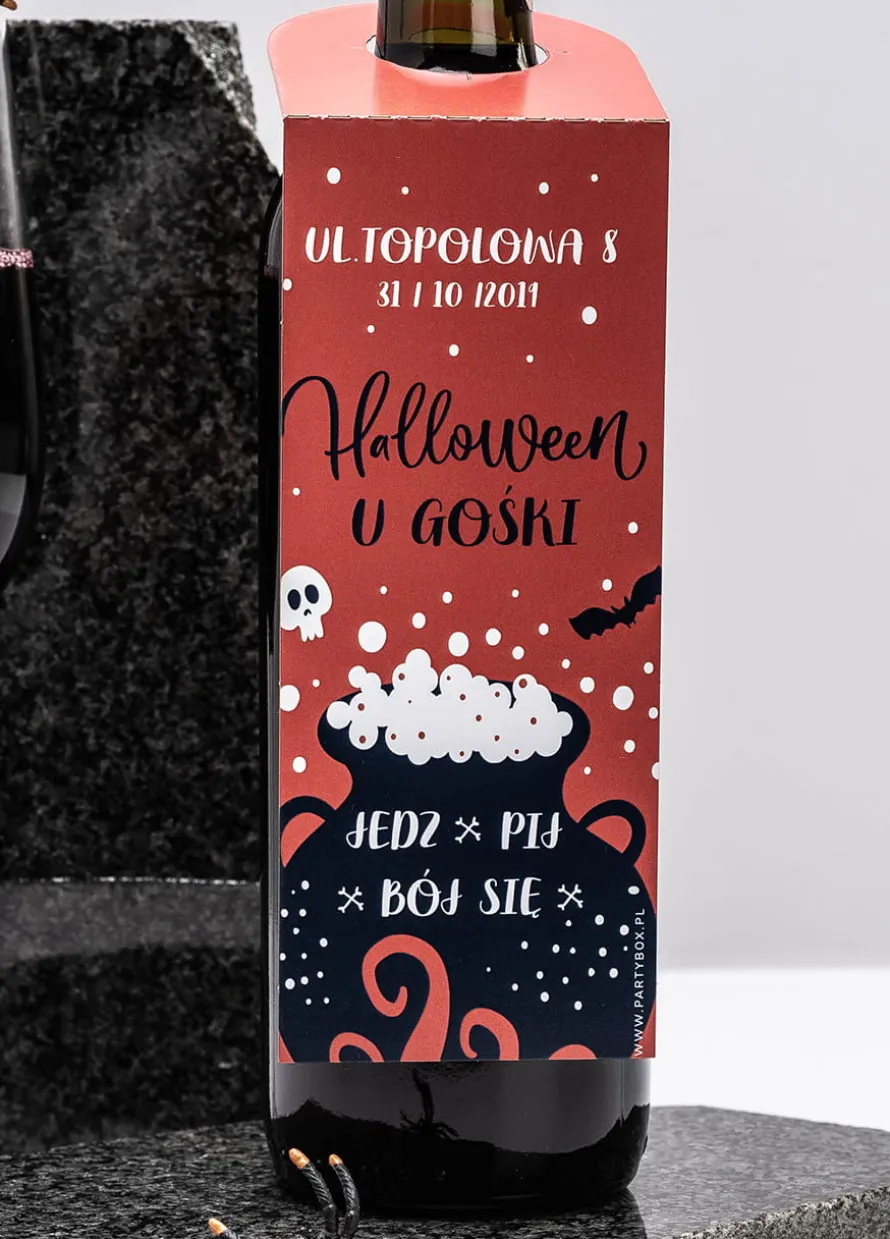 Zawieszki na butelki HALLOWEEN (4szt.)