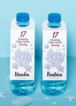 Zawieszki na butelki małe MERMAID (8 szt.)