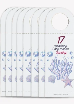 Zawieszki na butelki małe MERMAID (8 szt.)