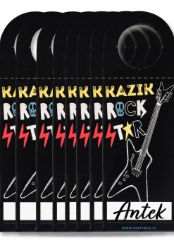 Zawieszki na butelki małe ROCKSTAR (8szt.)