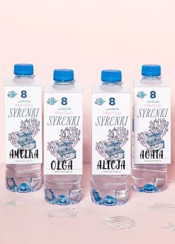 Zawieszki na butelki małe SYRENKI (8 szt.)