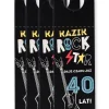 Zawieszki na butelki personalizowane ROCKSTAR (4szt.)