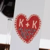 Zawieszki na butelki ROCZNICA (4szt.)