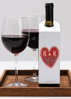 Zawieszki na butelki ROCZNICA (4szt.)
