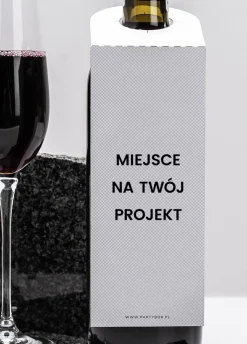 Zawieszki na butelki TWÓJ PROJEKT personalizowane (4szt.)