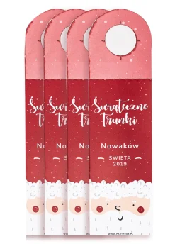 Zawieszki na butelki ŚWIĘTA (4szt.)
