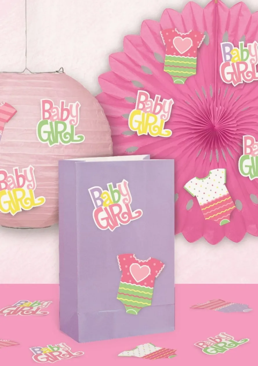 Zestaw dekoracji na baby shower BABY GIRL