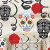 Zestaw dekoracji na Halloween CZASZKI Dia de los Muertos 30szt.