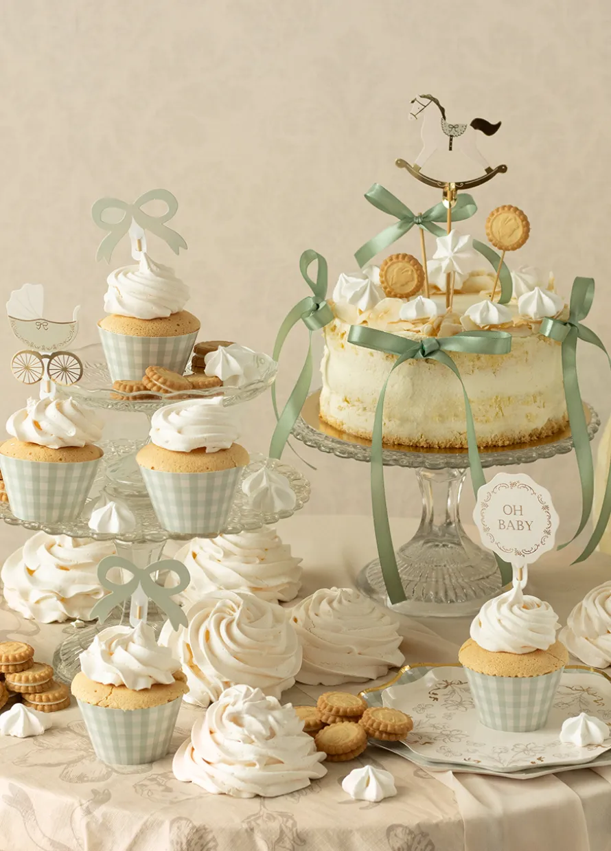 Zestaw do babeczek na baby shower OH BABY
