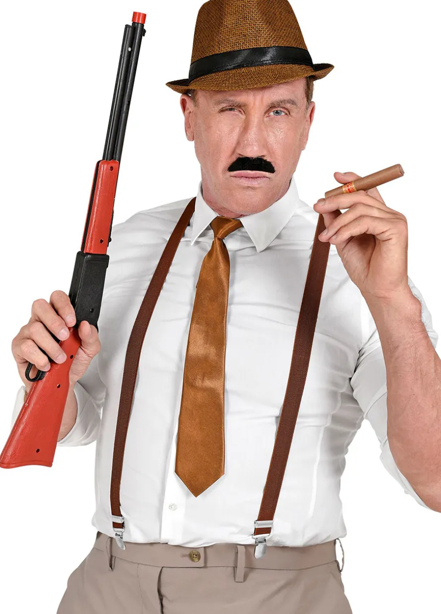 Zestaw gangstera LATA 20 brązowy