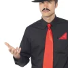 Zestaw GANGSTERSKI kapelusz krawat