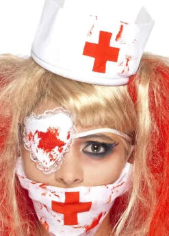 Zestaw ZAKRWAWIONA PIELĘGNIARKA Halloween
