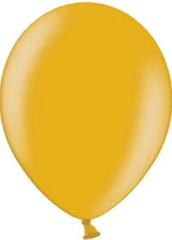Złote balony METALICZNE 30cm (100 szt.)