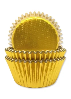 Złote papilotki do muffinek (45szt.)